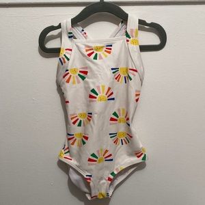 Hanna Andersson size 3 (90cm) bathing suit. Light wear on the bottom as pictured